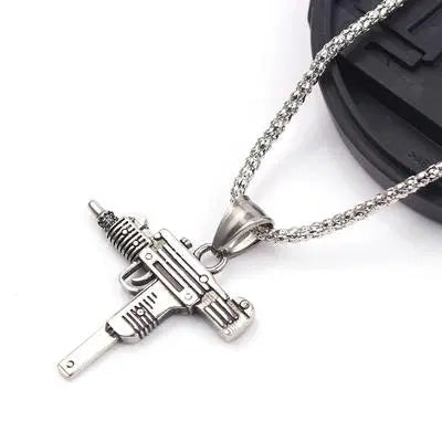 Men's Long Army Style Neck Chain