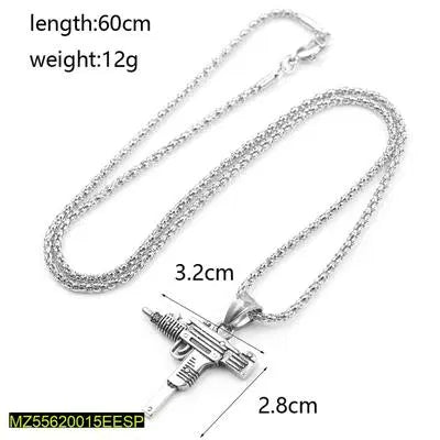Men's Long Army Style Neck Chain