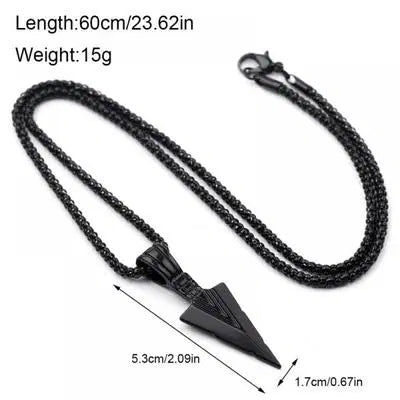 Men's Trendy Arrow Shaped Pendant