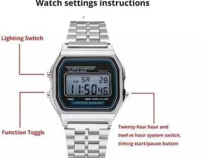 Men's Digital Display Watch