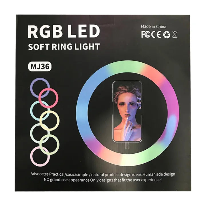 Ring Light 10 Inches + Right Light Stand 7 Ft | Best for Photography & Video